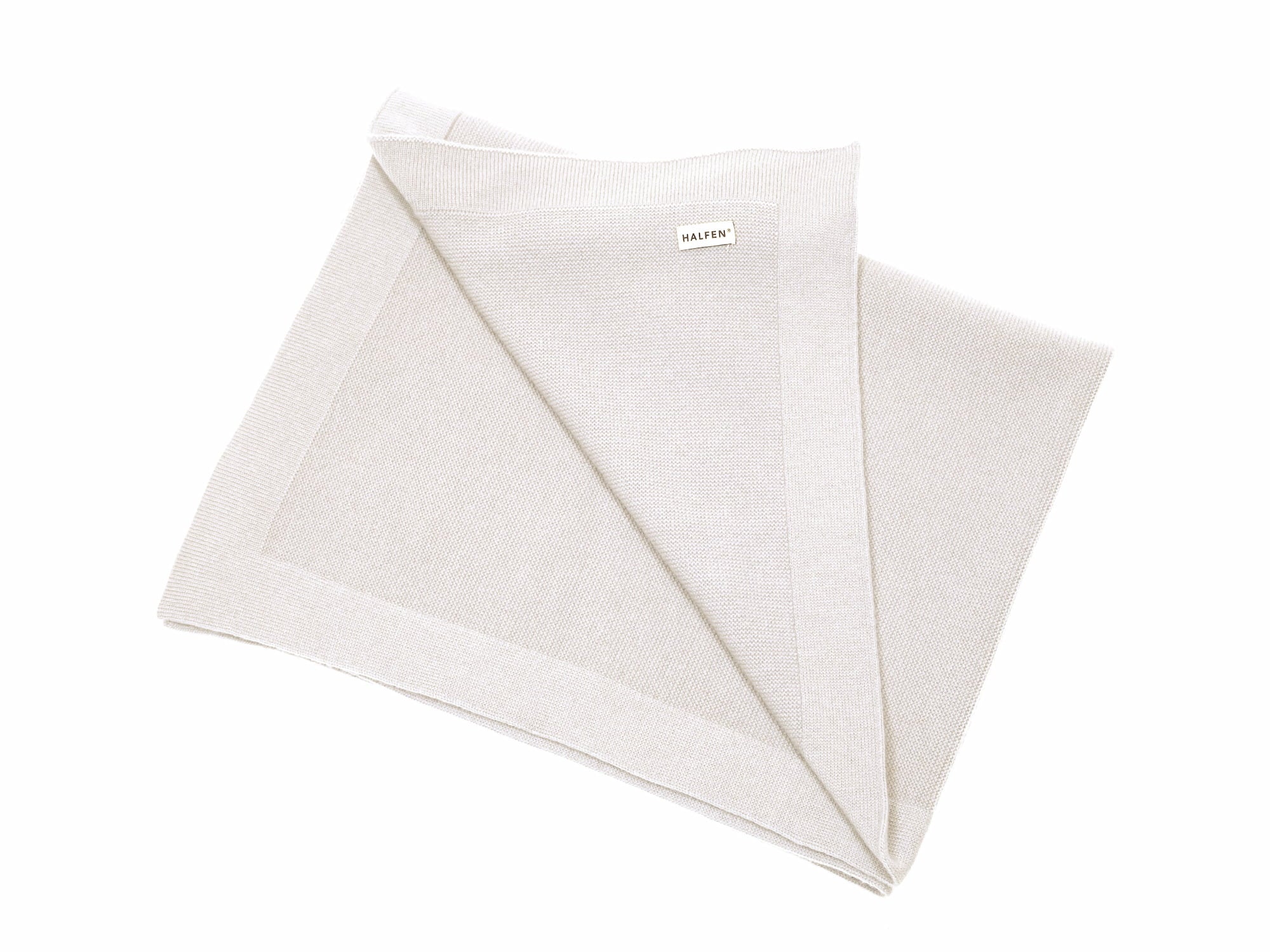 Babydecke aus Cashmere in vanille
