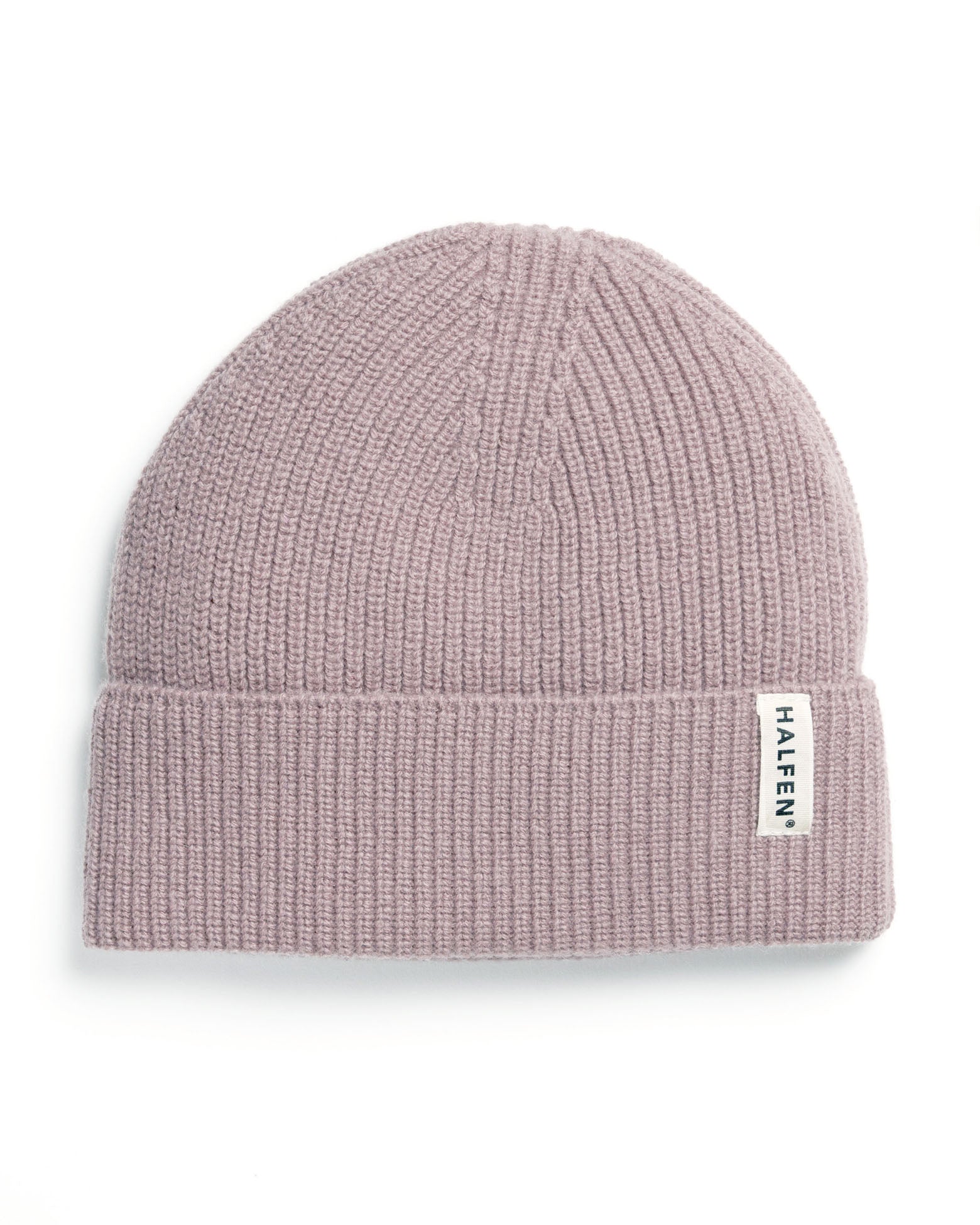 Beanie mit Cashmere und Merino in Rose – Frontansicht 