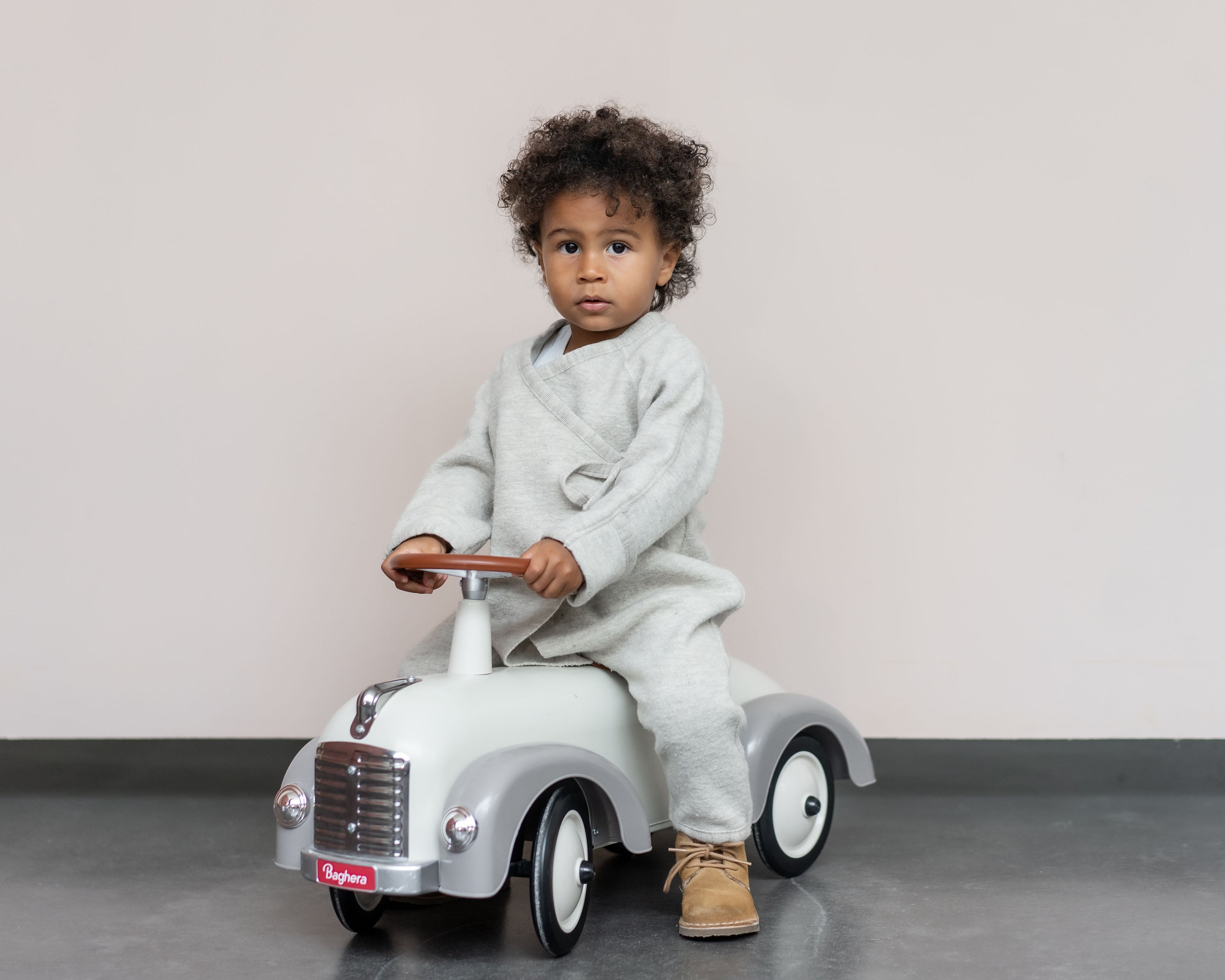 Baby walk overall with ties