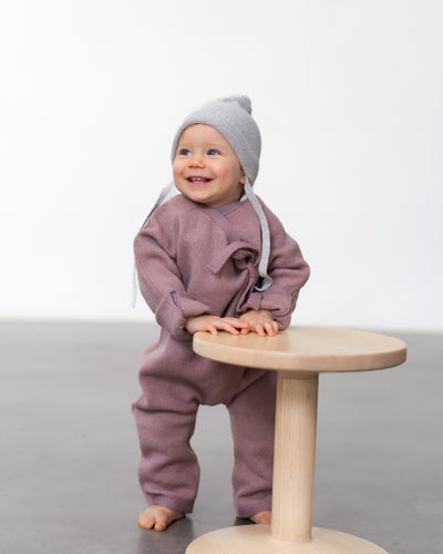 Bindeoverall aus feinem Wollwalk | Baby