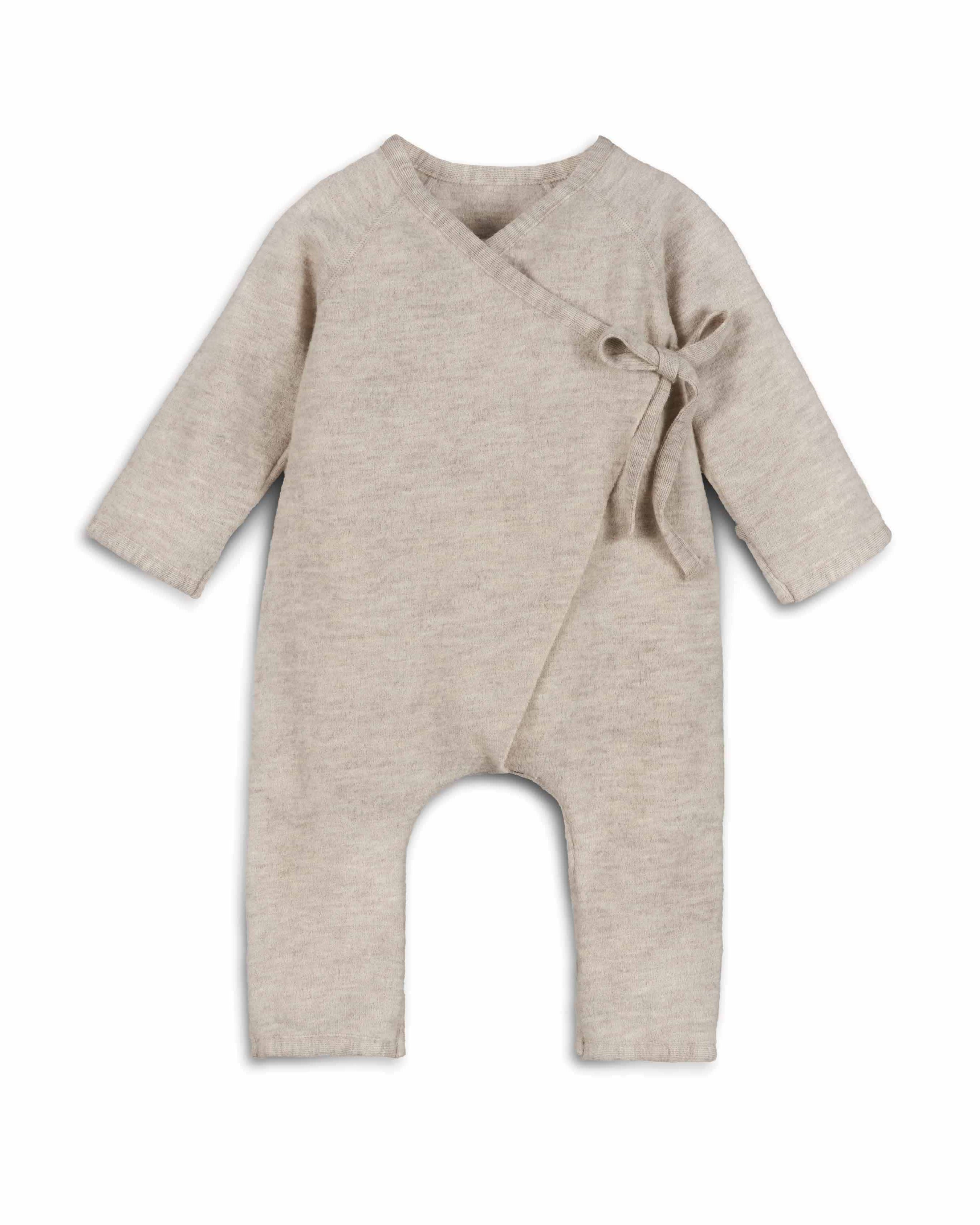 Bindeoverall aus feinem Wollwalk | Baby