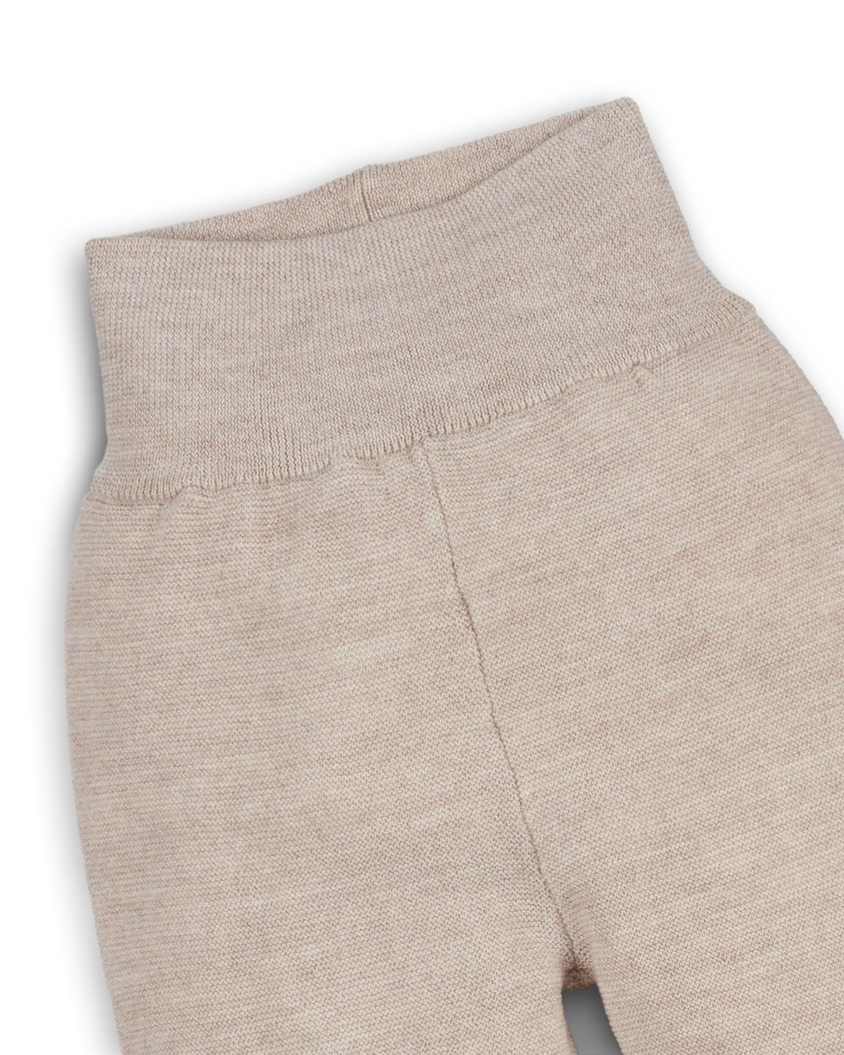 Buendchen Hose für Babys aus Merinowolle in natur – Detailansicht 