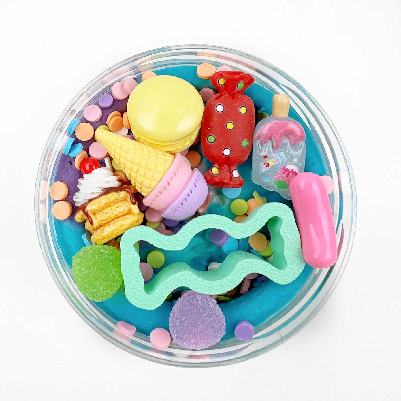 Kinderknete mit Spielzeug "Süßigkeiten" Überraschungs-Becher