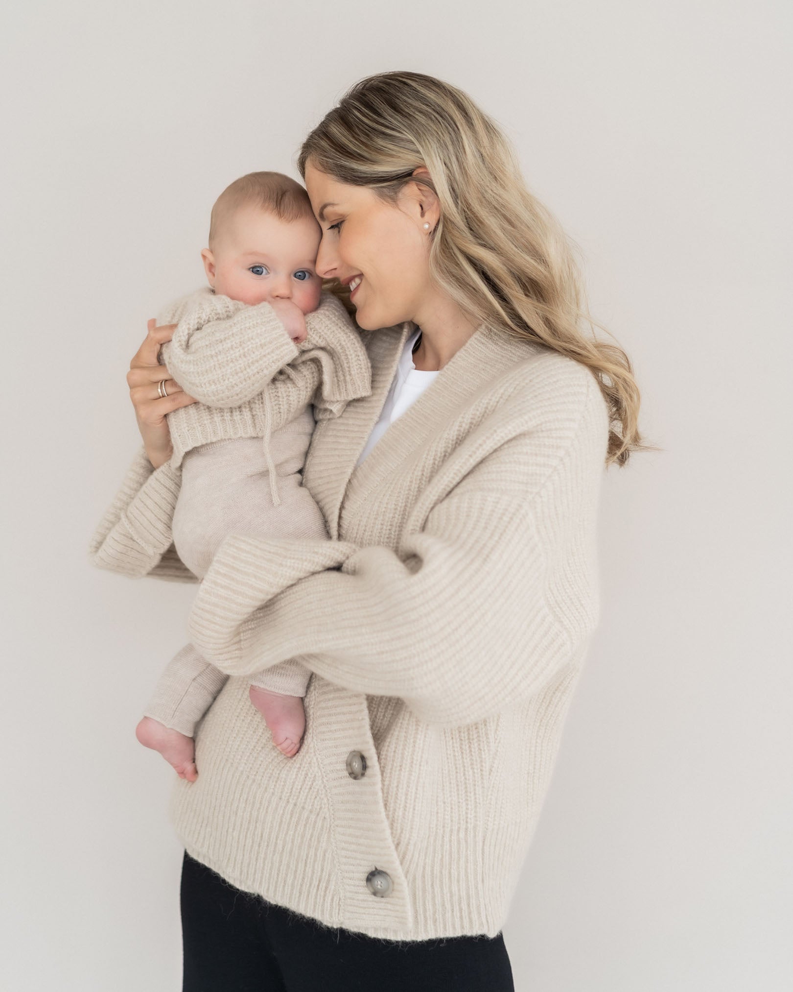 Asymmetrischer Cardigan aus Alpaka | Damen