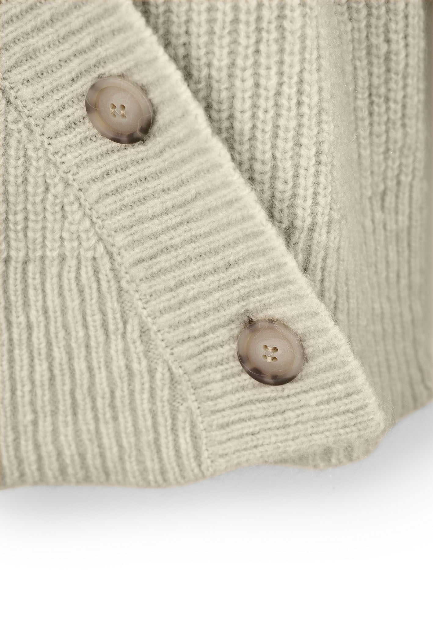 Asymmetrischer Cardigan aus Alpaka | Damen