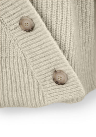 Asymmetrischer Cardigan aus Alpaka | Damen