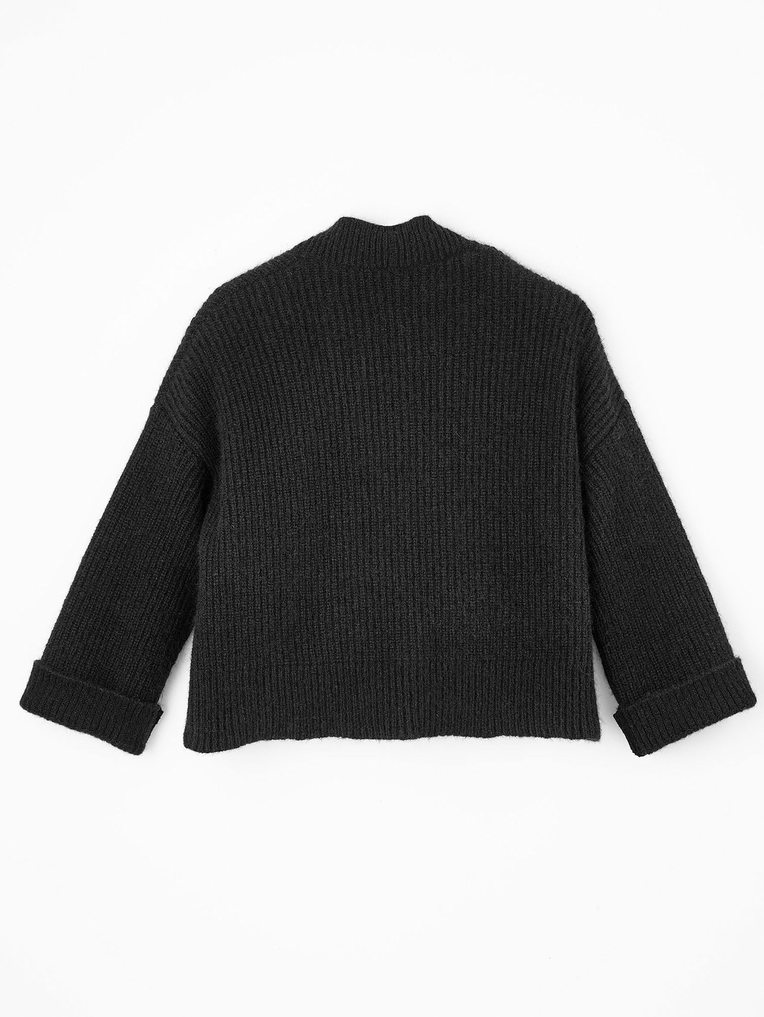 Asymmetrischer Cardigan aus Alpaka | Damen
