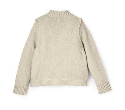 Pullover mit Schulterdetail aus Alpaka | Damen