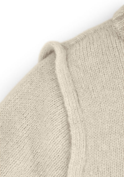 Pullover mit Schulterdetail aus Alpaka | Damen