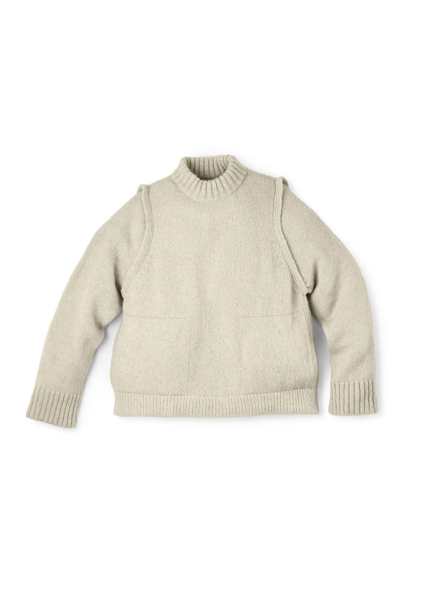 Pullover mit Schulterdetail aus Alpaka | Damen