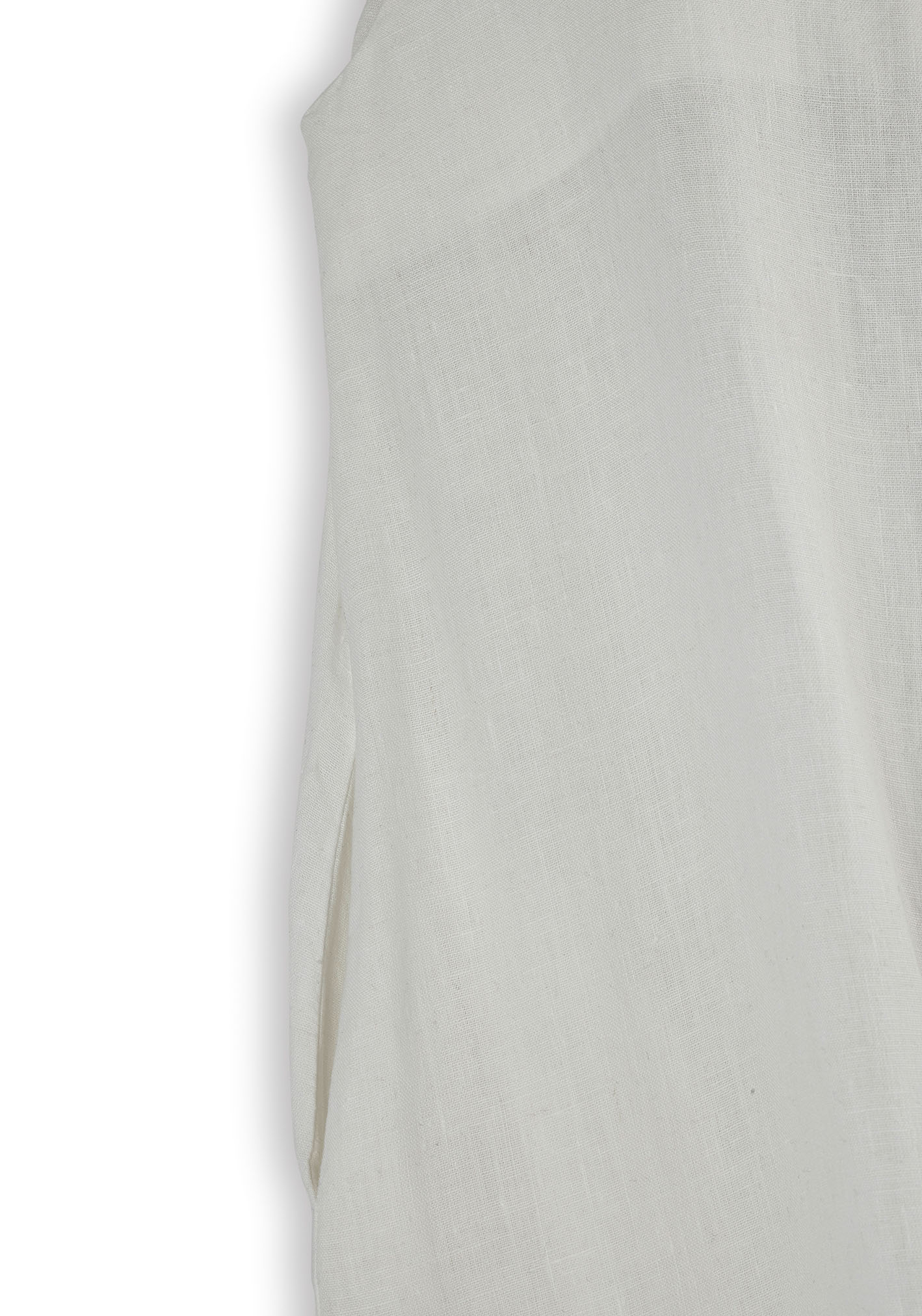 Linen Dress with Twisted Straps