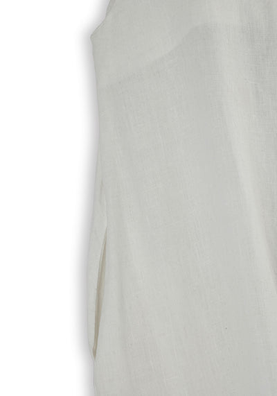 Kleid mit gedrehten Trägern aus Leinen | Damen