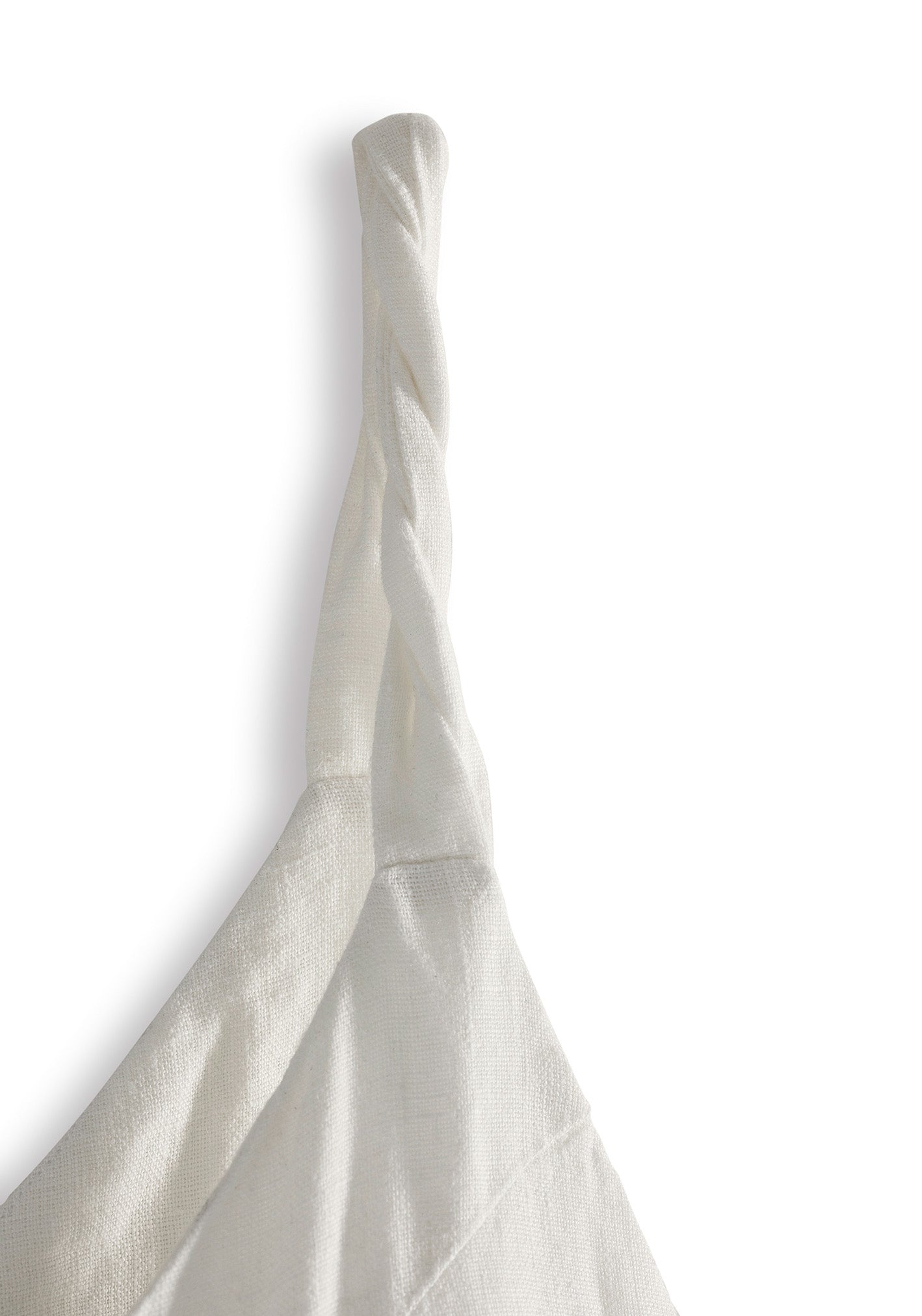 Linen Dress with Twisted Straps