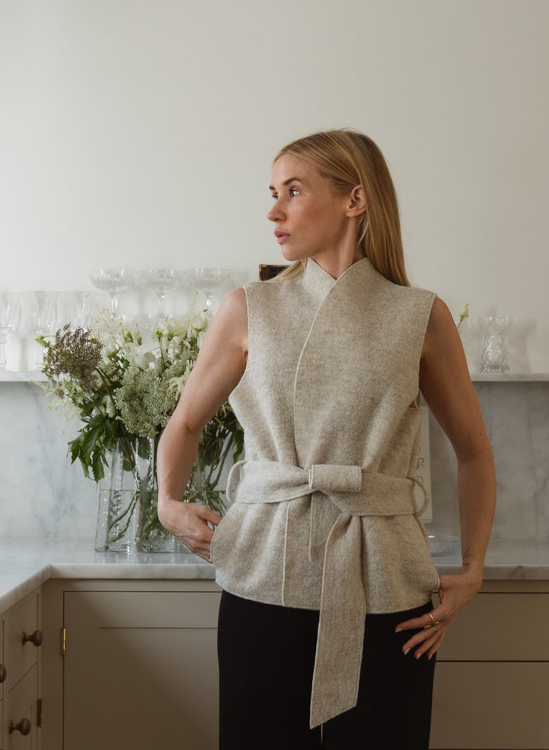 Walked Vest with Belt