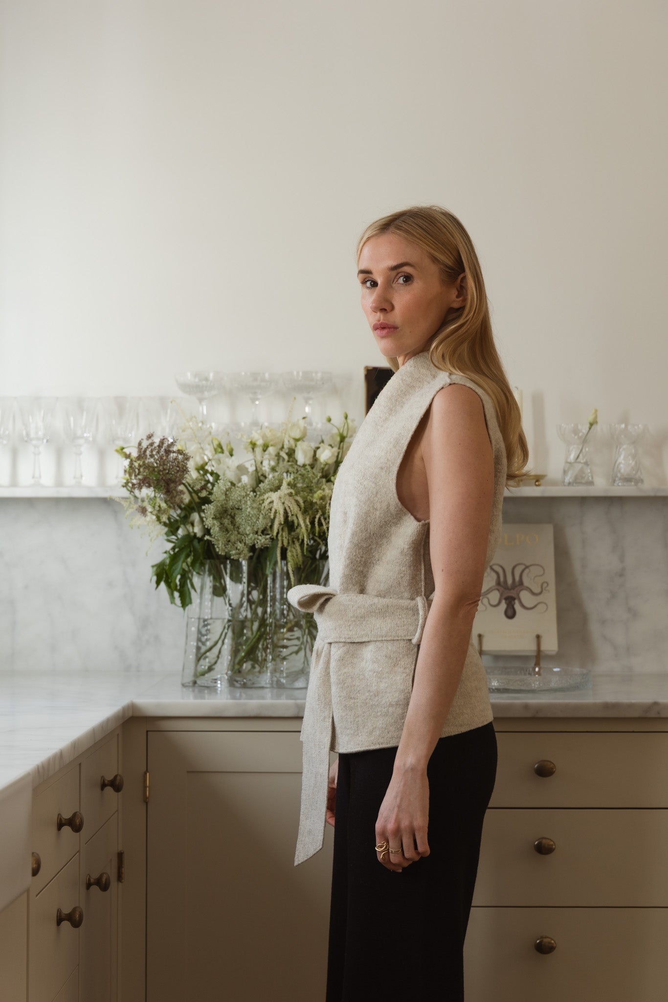 Walked Vest with Belt