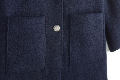 Long coat with collar