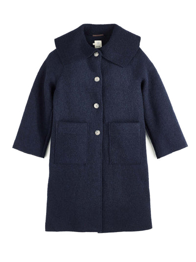 Long coat with collar