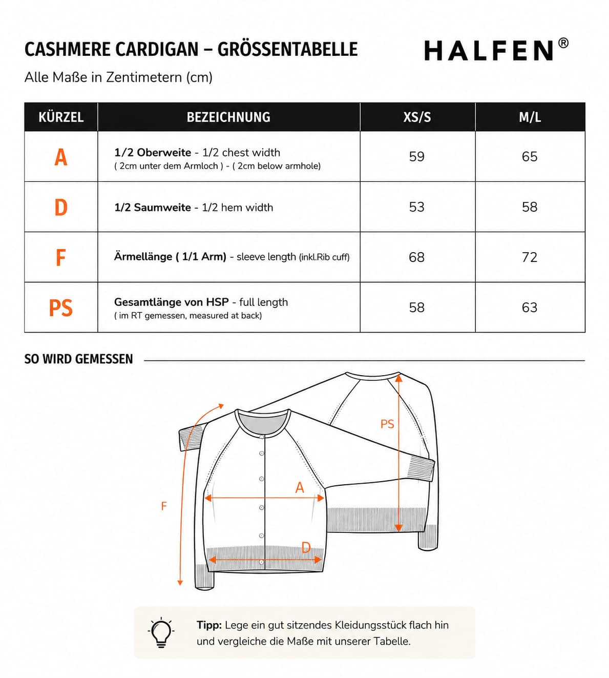 Passform Cardigan aus Cashmere Merino | Damen