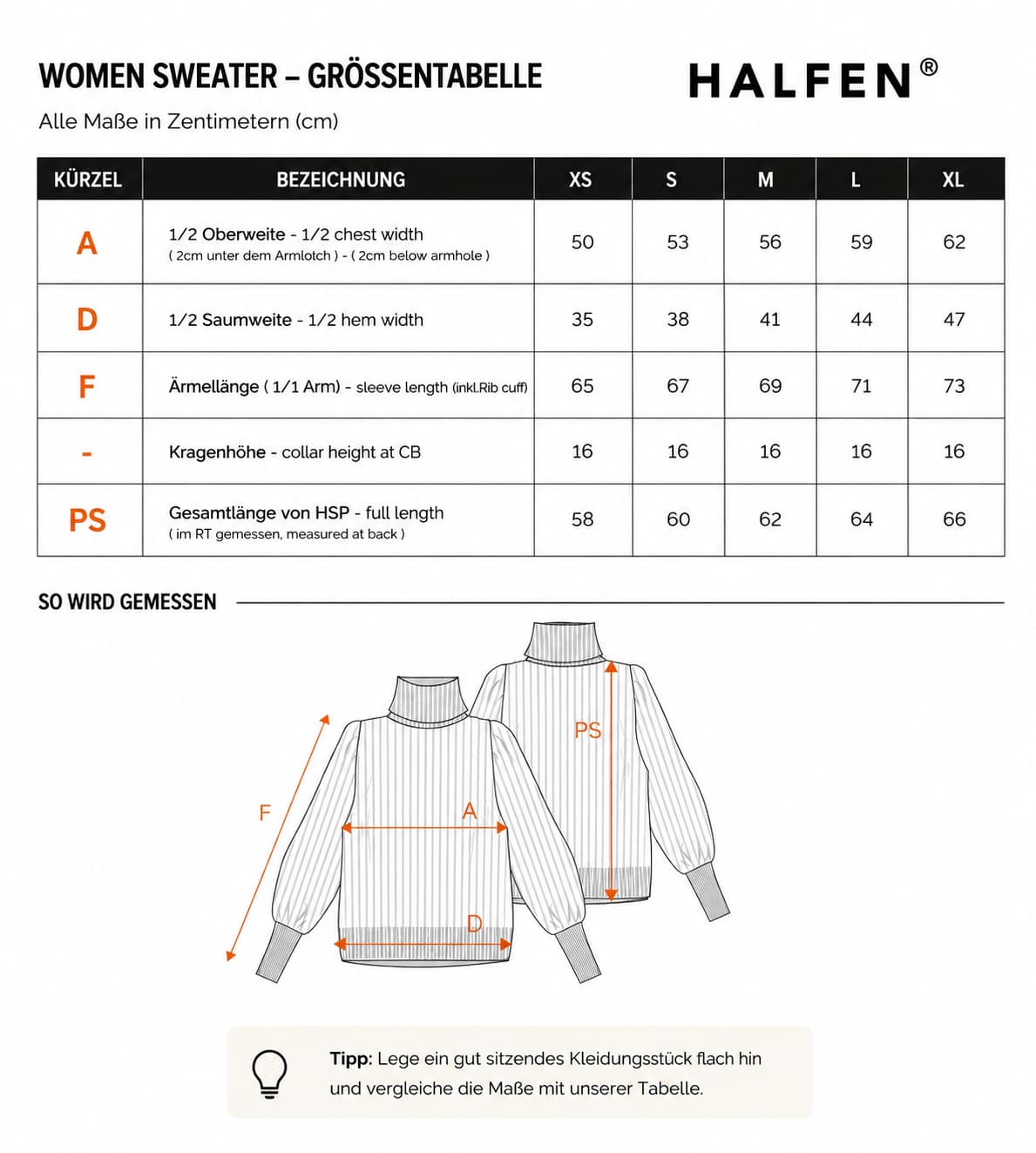 Passform Rollkragen Sweater aus Cashmere Merino | Damen