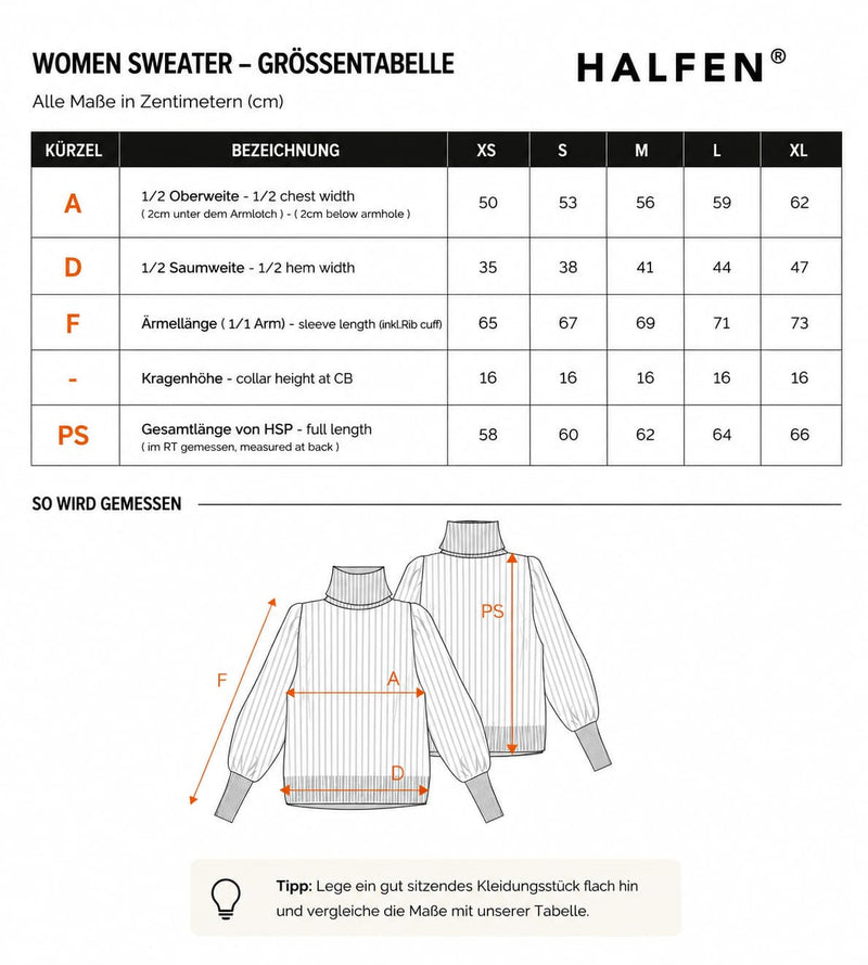 Passform Rollkragen Sweater aus Cashmere Merino | Damen