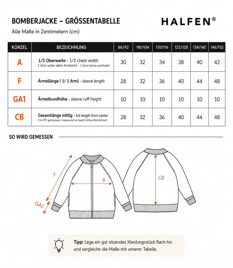 Passform Bomberjacke aus feinem Wollwalk | Kinder