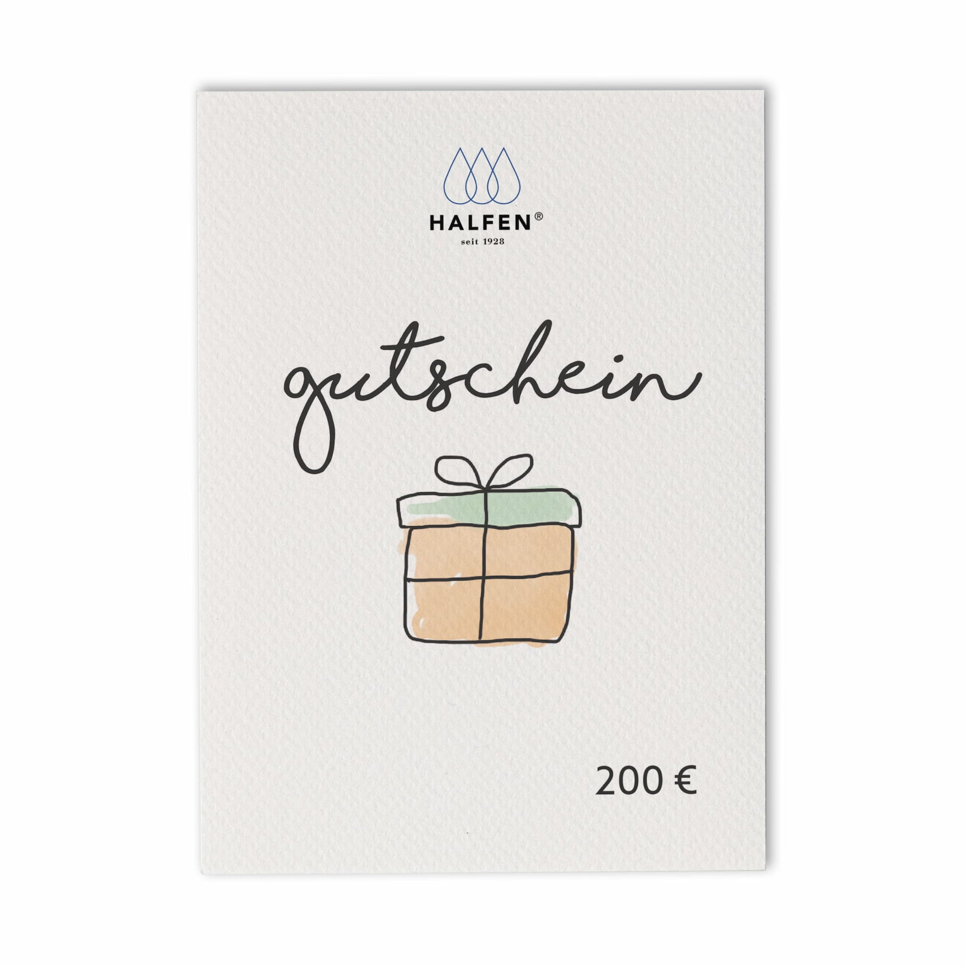 Gutschein Karte Halfen Wert 200 Euro