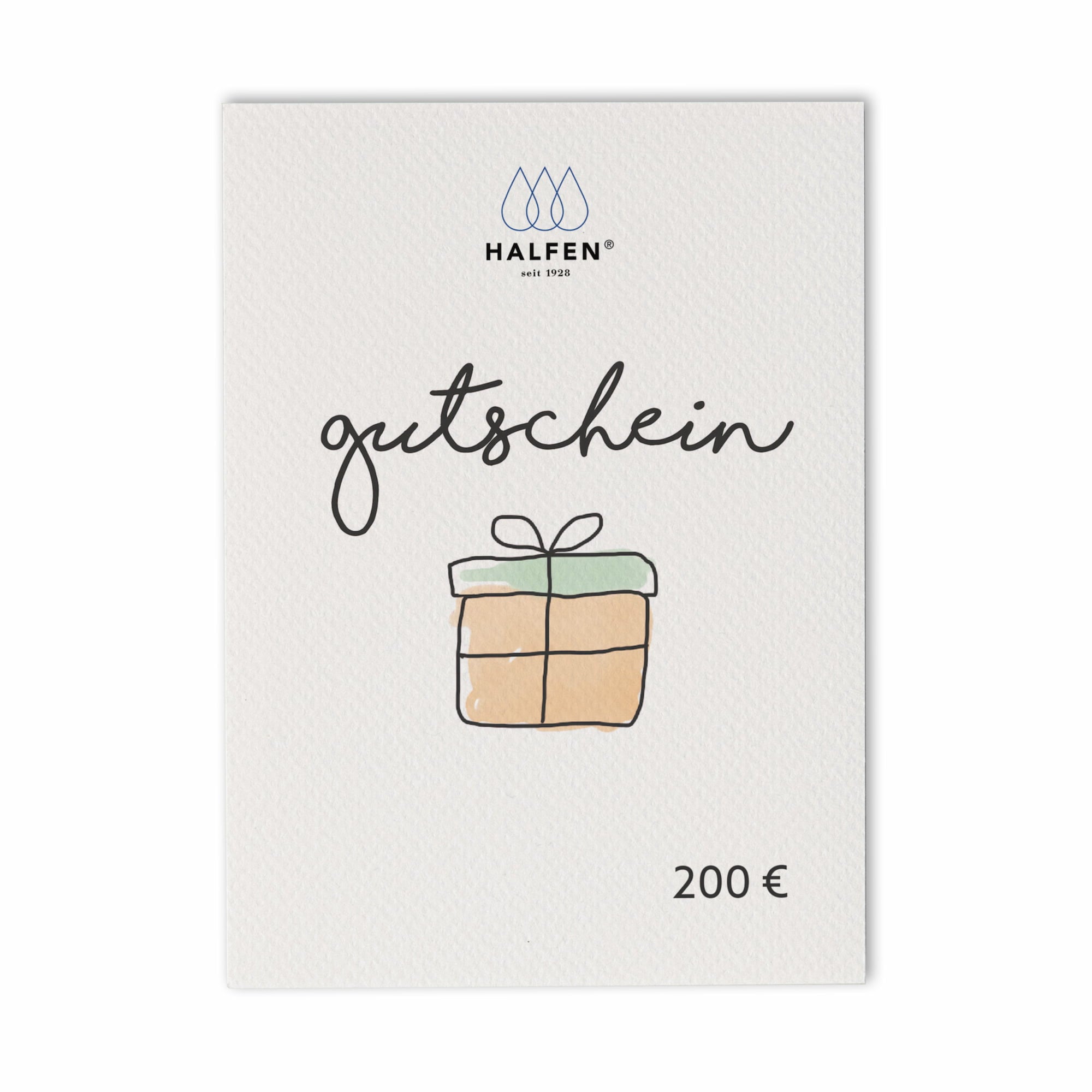 Gutschein Karte Halfen Wert 200 Euro