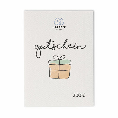 Gutschein Karte Halfen Wert 200 Euro