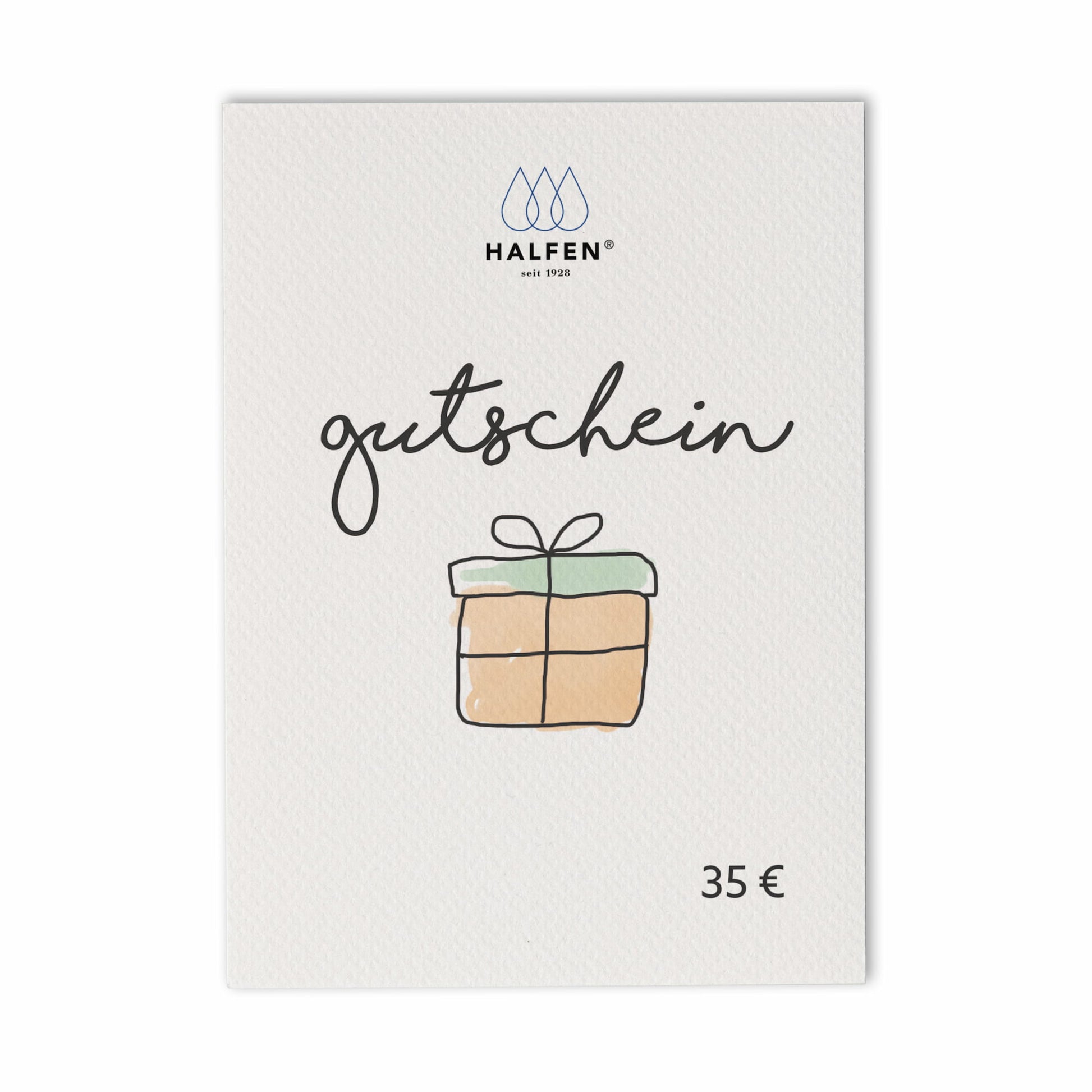 Gutschein Karte Halfen Wert 35 Euro