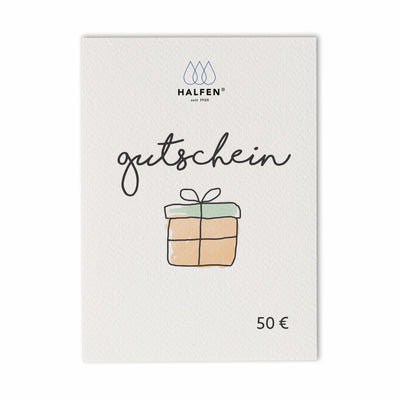 Gutschein Karte Halfen Wert 50 Euro