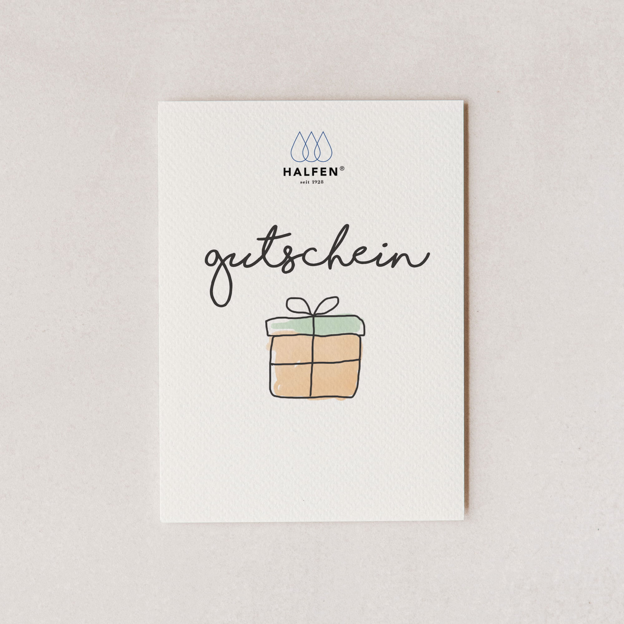 Gutschein zum Verschenken - Halfen Geschenkgutschein