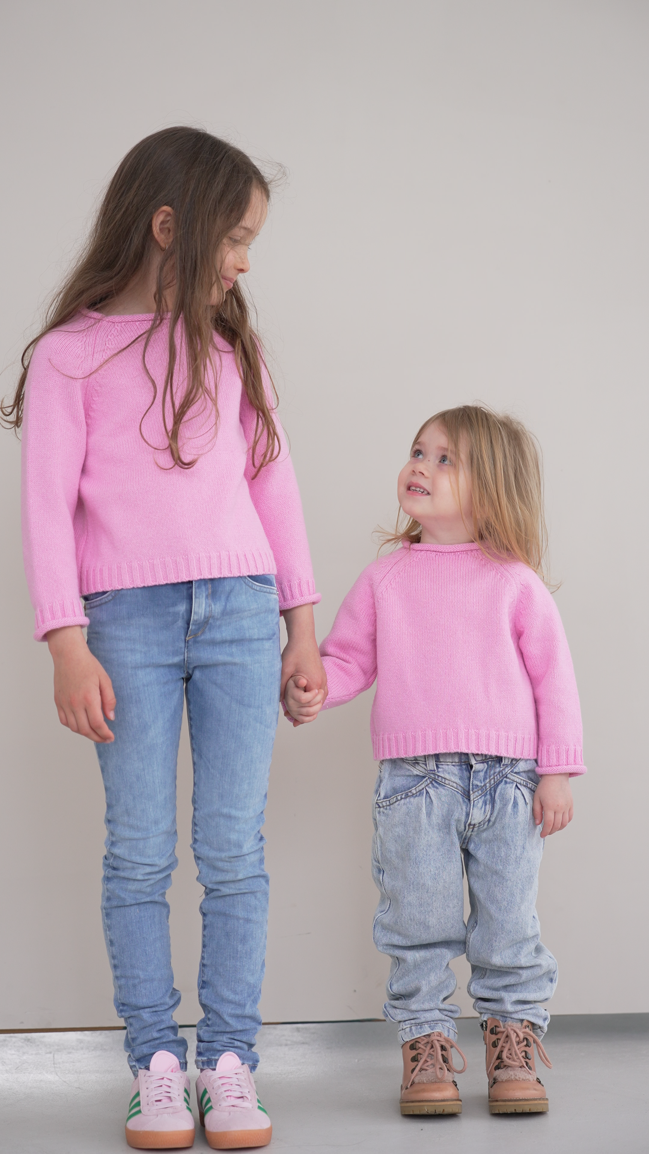 easy Sweater mit Rollkanten