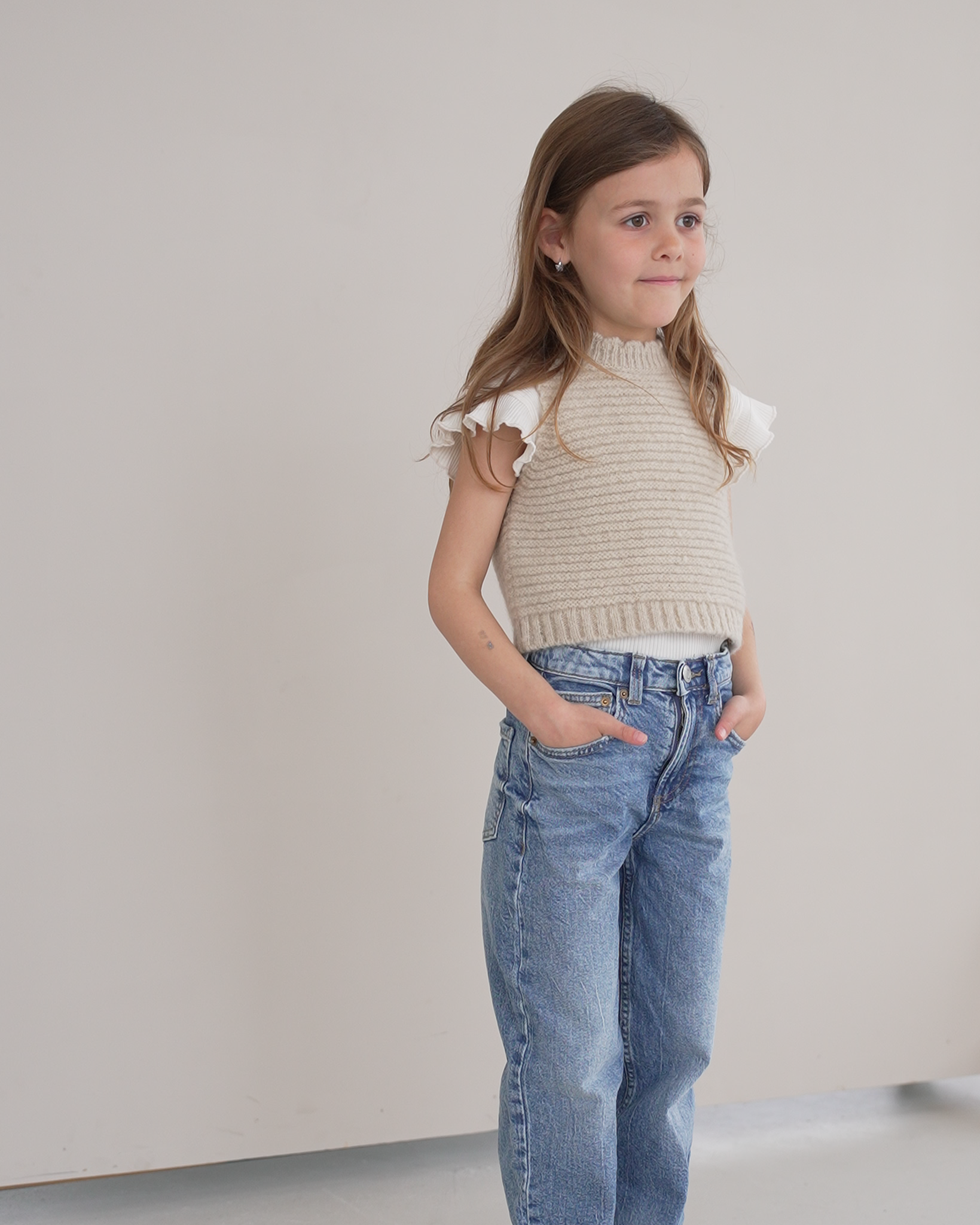 kurzer Strick Pullunder