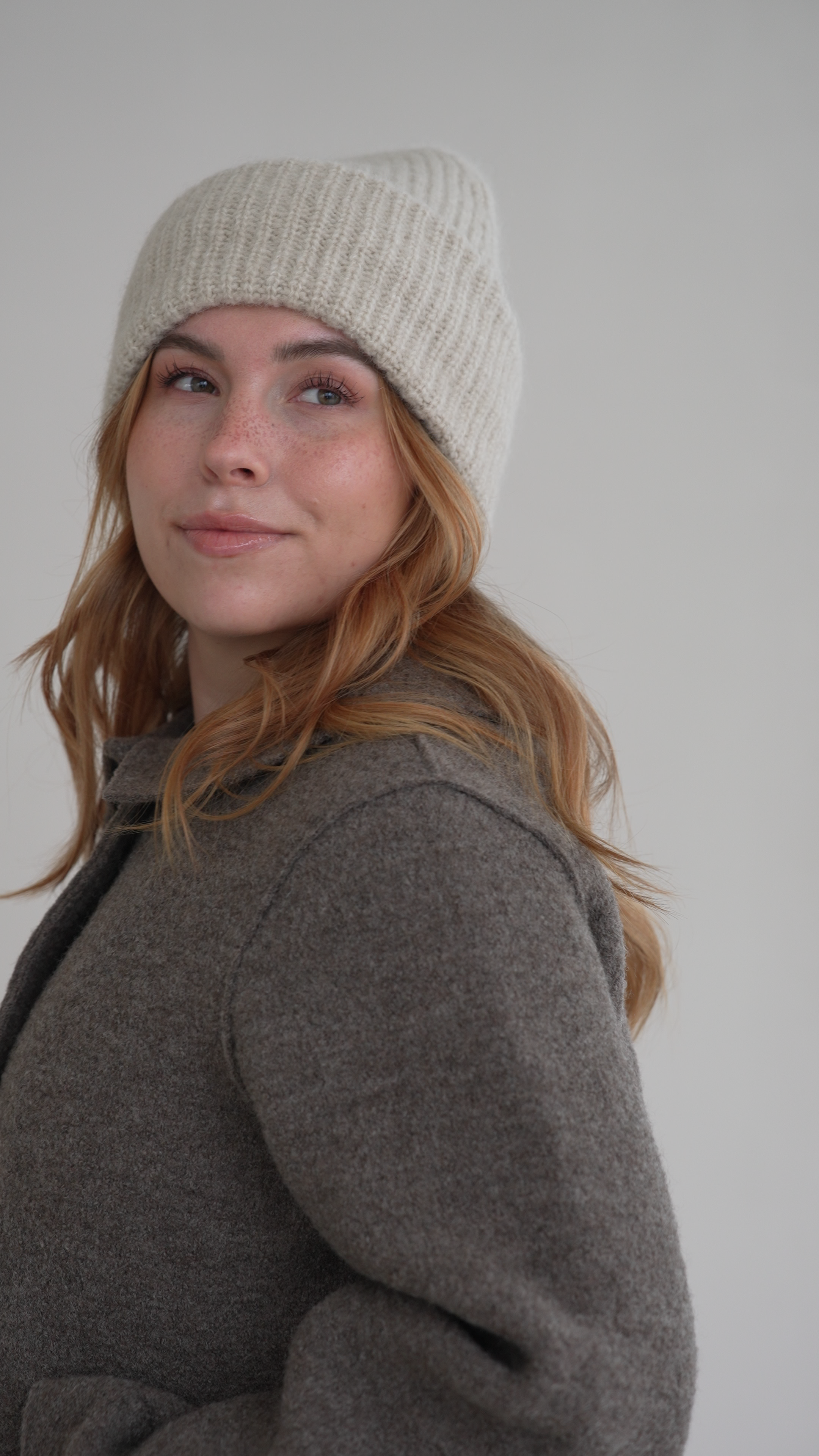 Beanie aus Alpaka