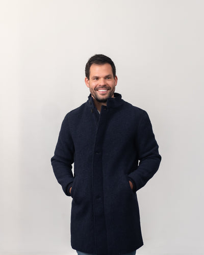 Mantel aus Walk | Herren