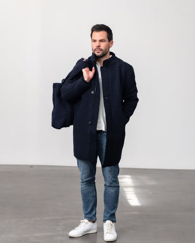 Mantel aus Walk | Herren