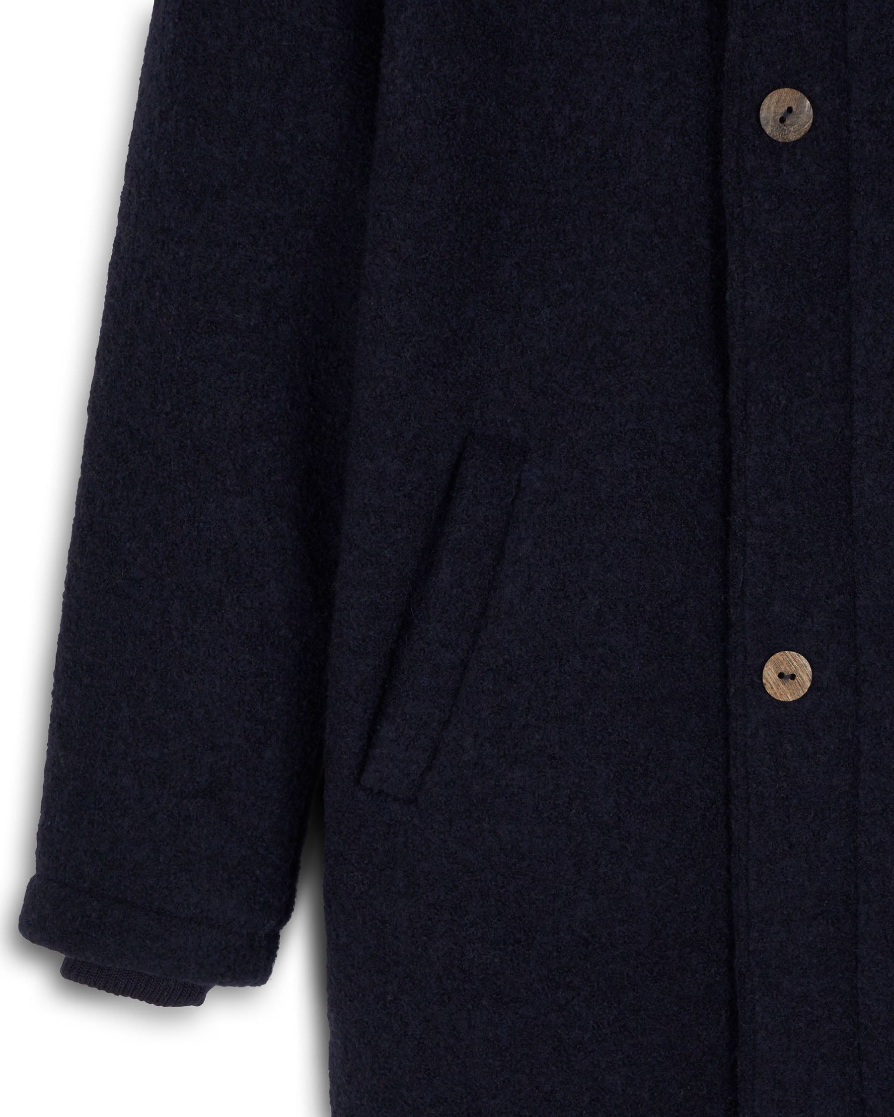 Men's Boiled Wool Coat made of Merino Wool – Simple & Durable