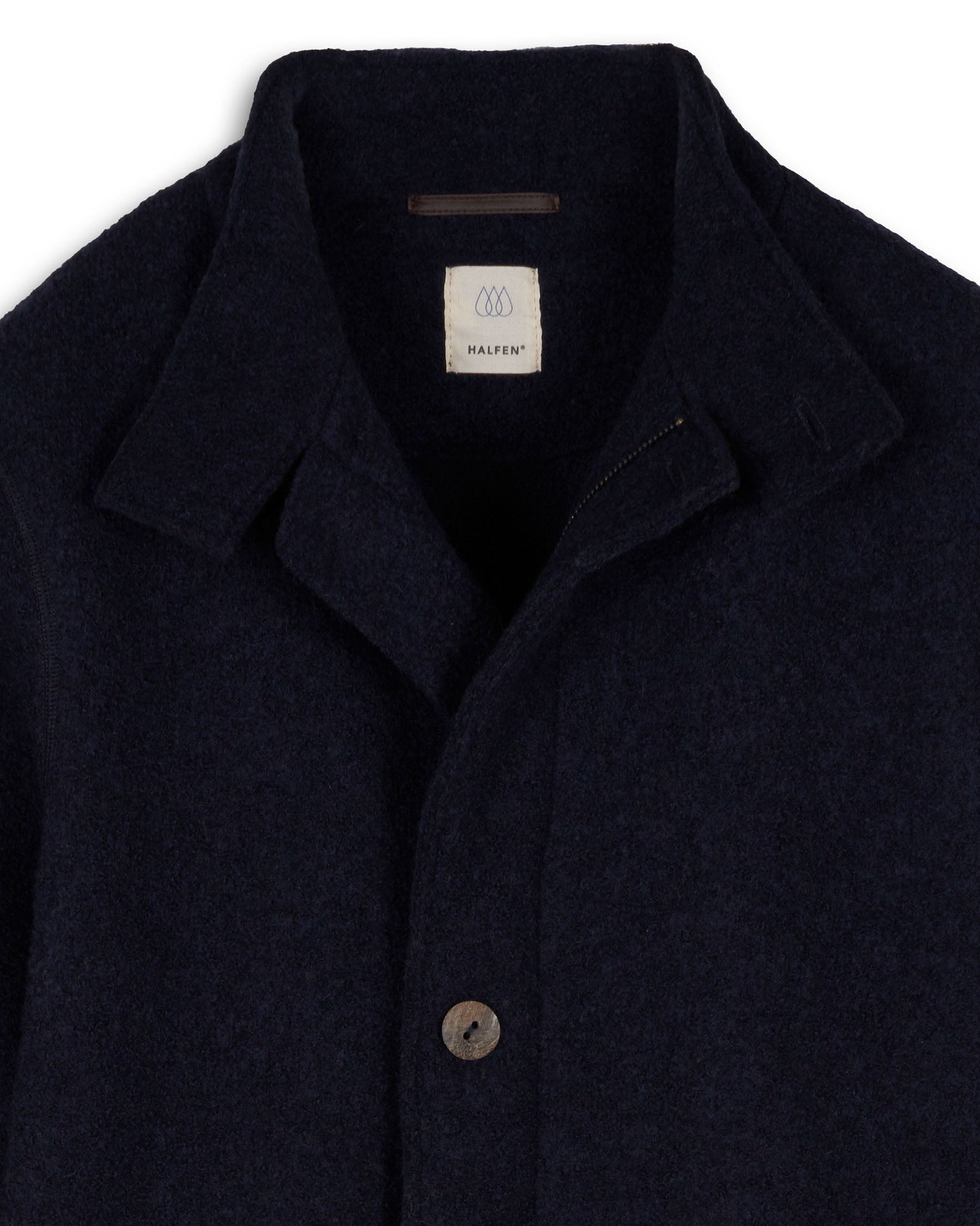 Men's Boiled Wool Coat made of Merino Wool – Simple & Durable