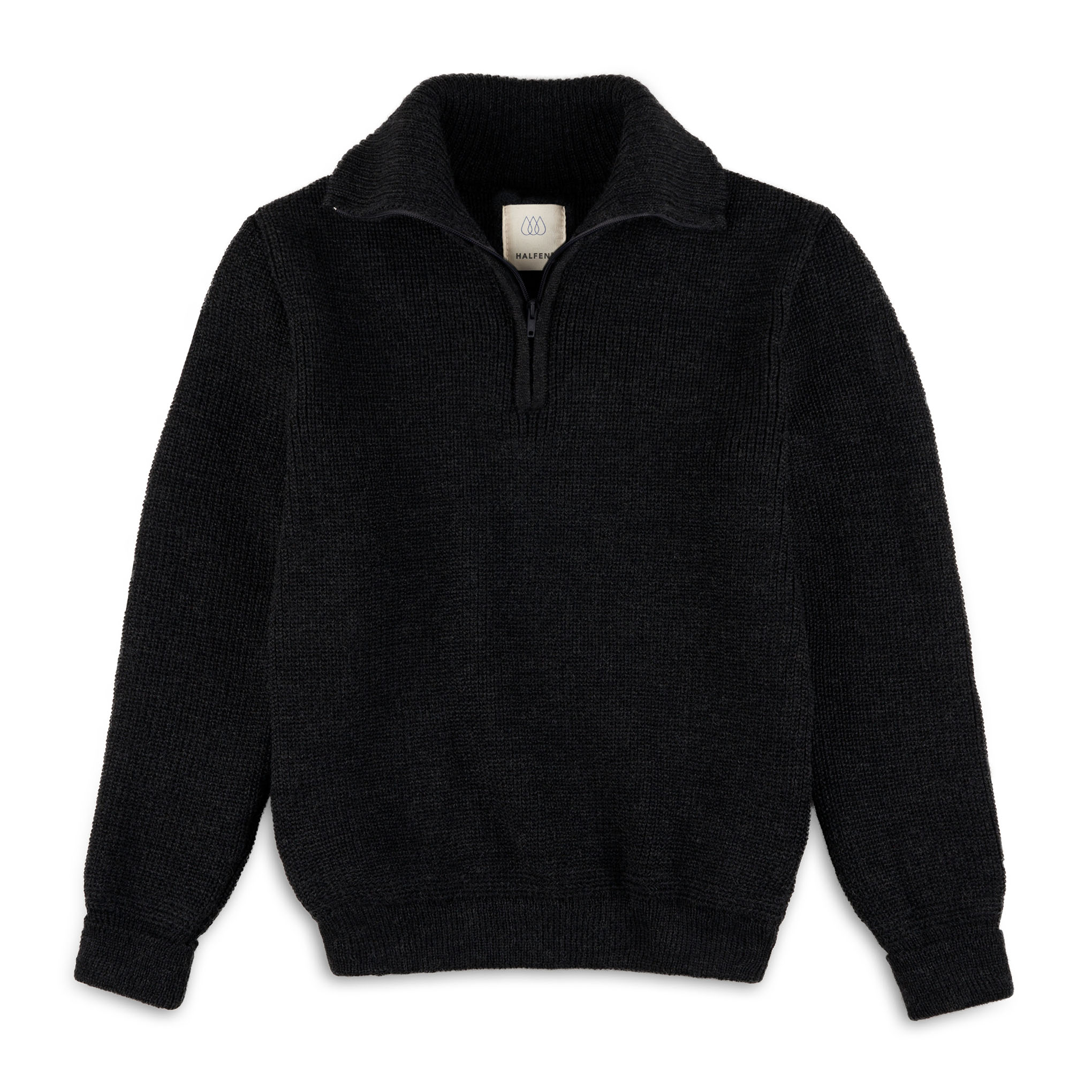 Unisex Struktur-Strick-Troyer aus Merinowolle
