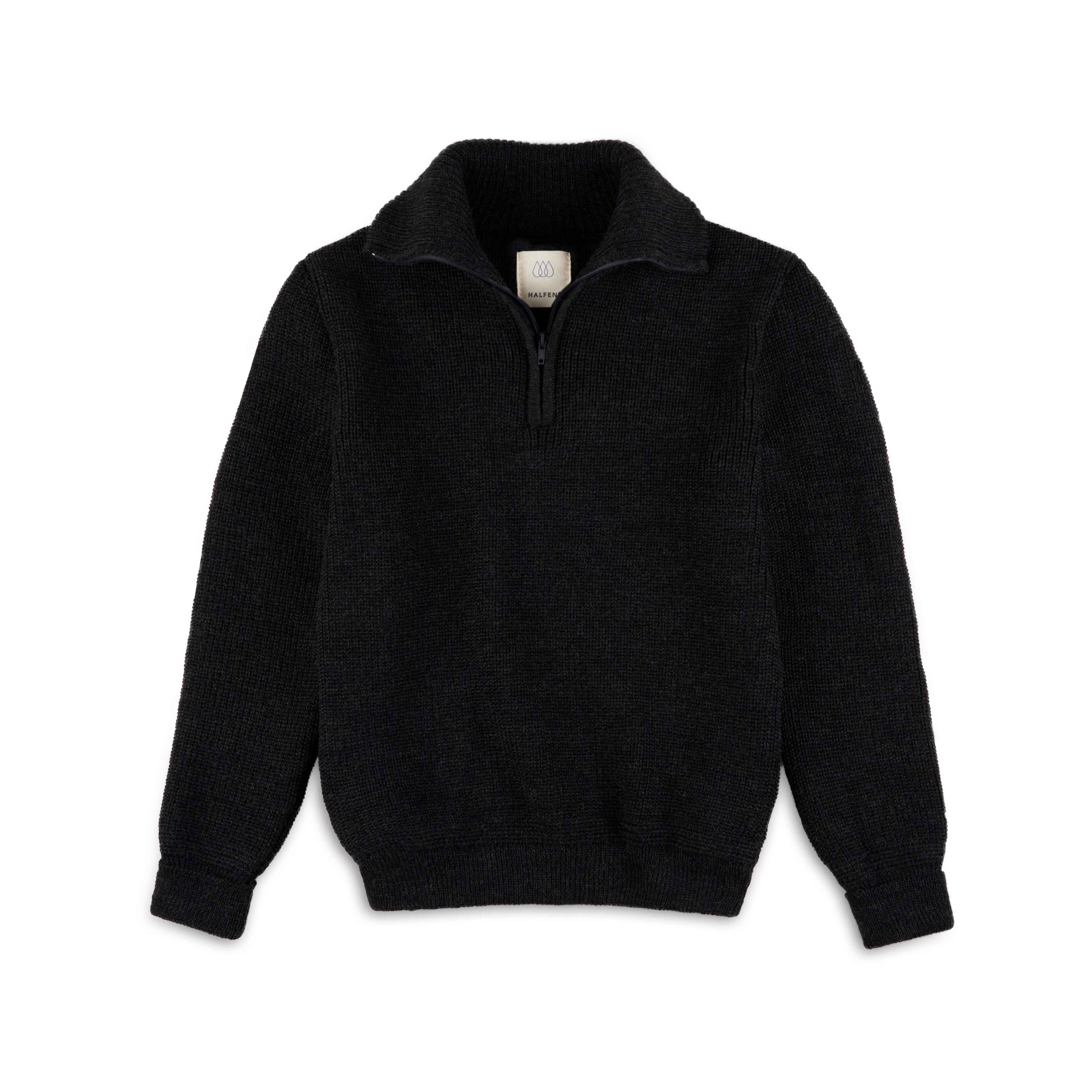 Unisex Struktur-Strick-Troyer aus Merinowolle