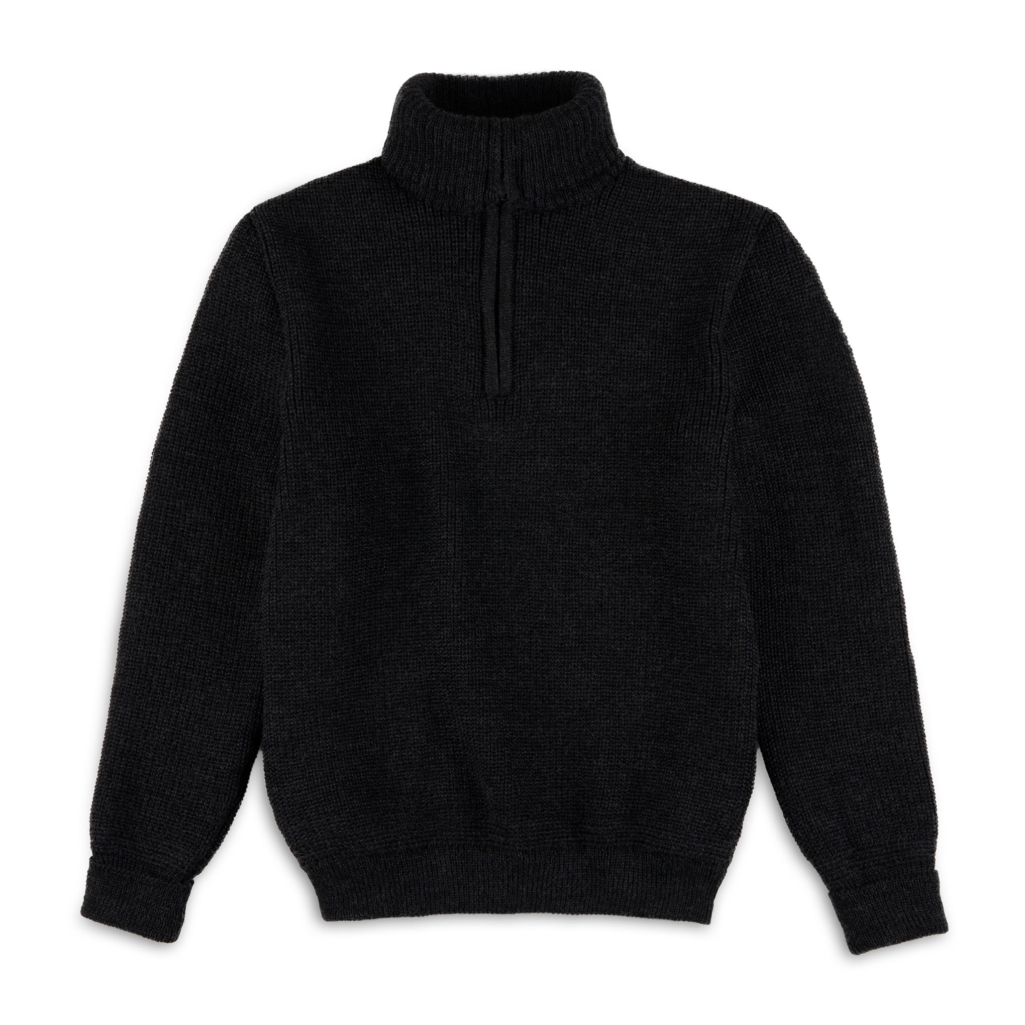 Unisex Textured Merino Wool Troyer