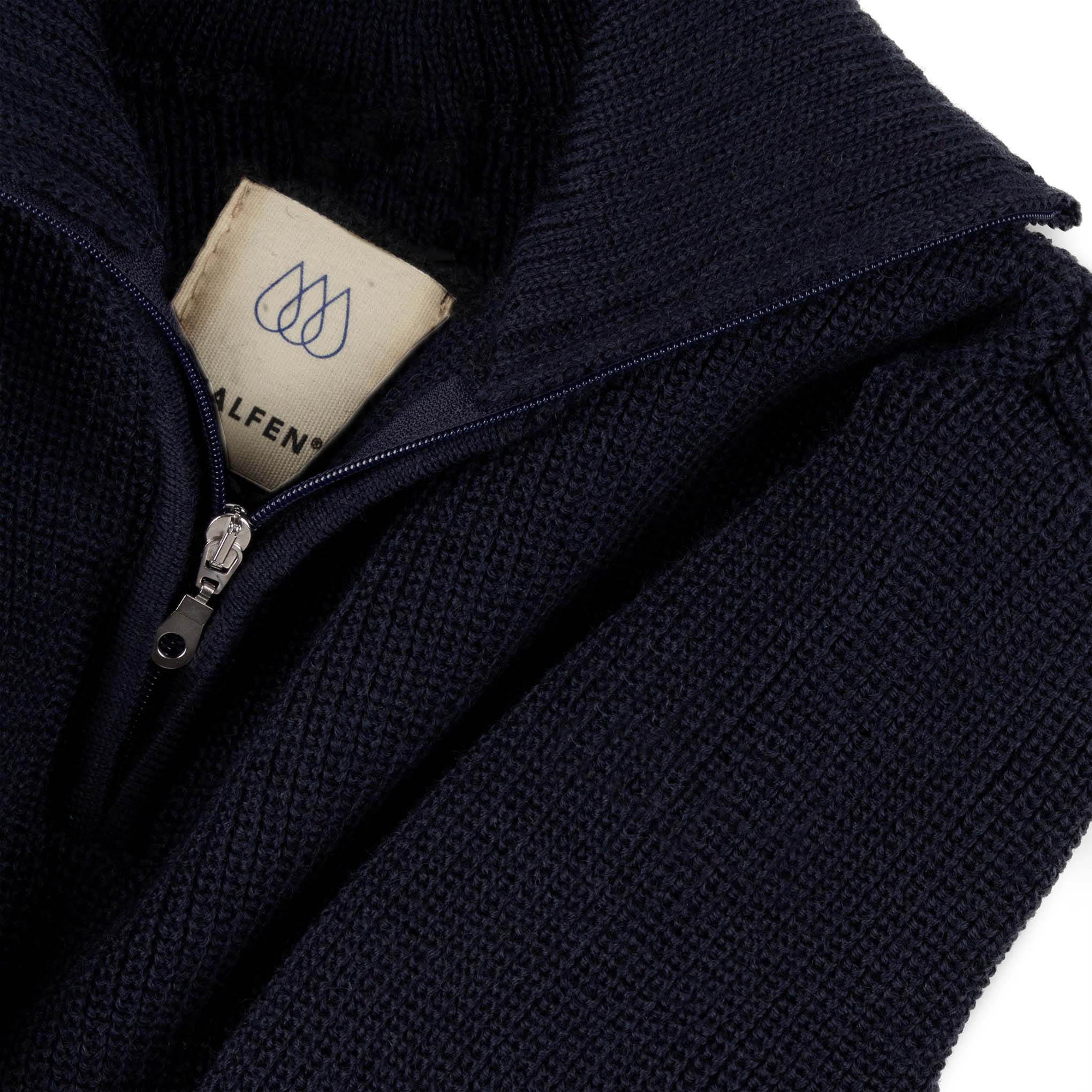 Unisex Textured Merino Wool Troyer
