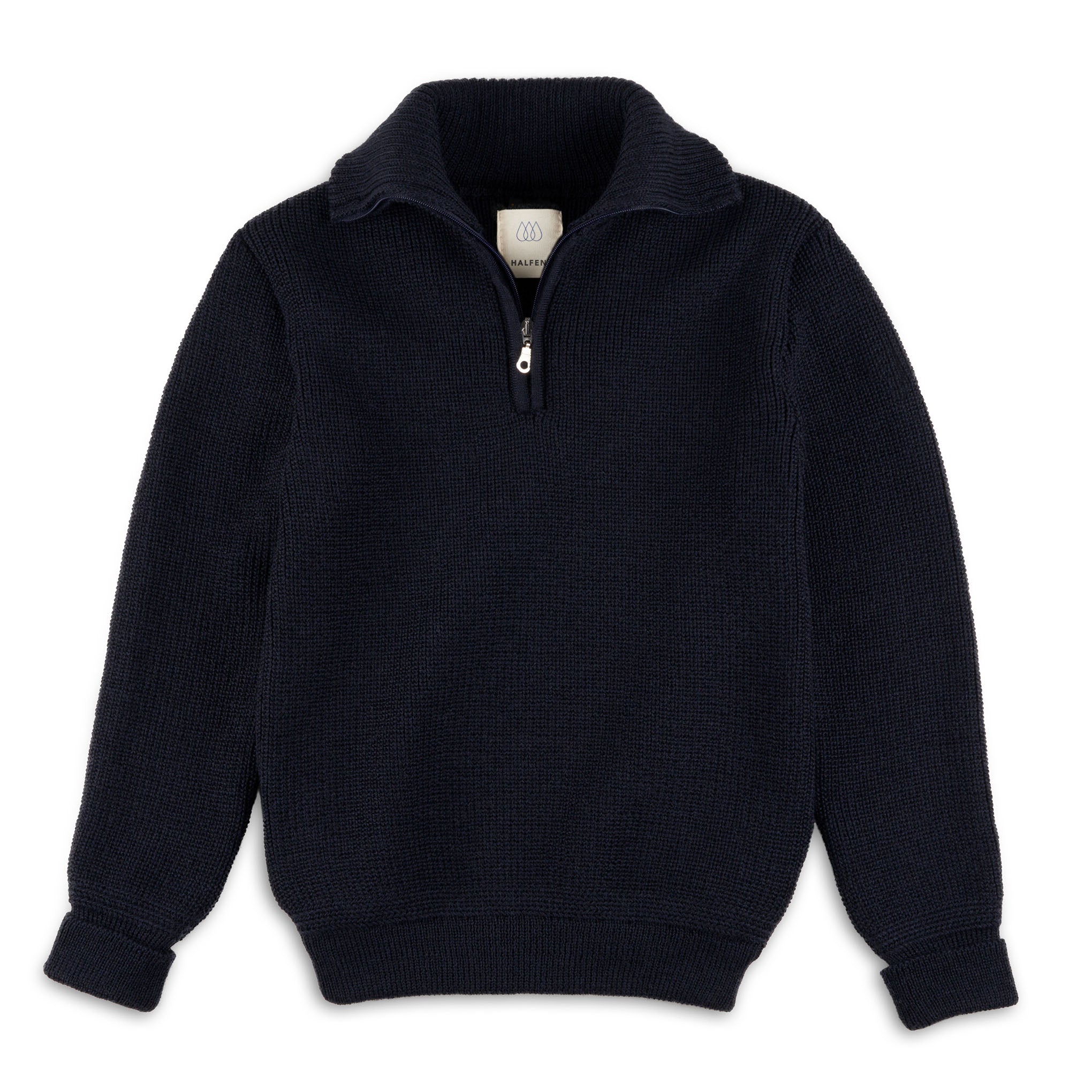 Unisex Struktur-Strick-Troyer aus Merinowolle
