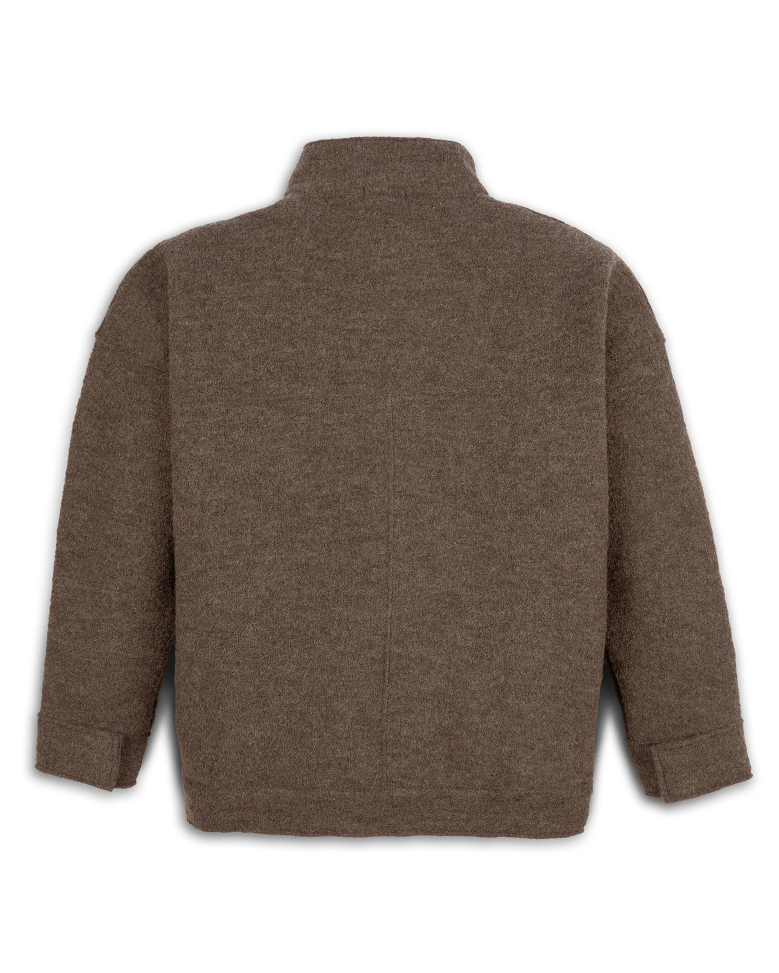 Herren Walkjacke mit Stehkragen Rückansicht