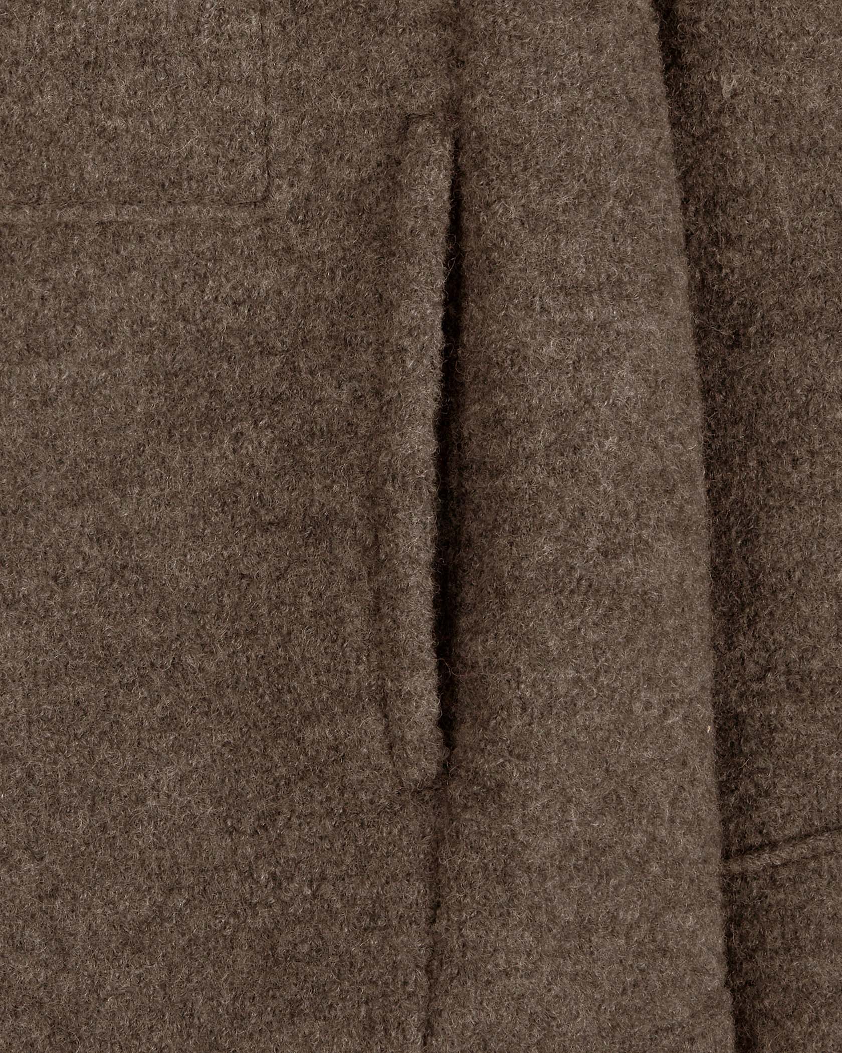 Detail Herren Walkjacke in Nuss Tasche