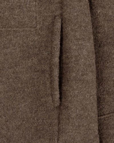 Detail Herren Walkjacke in Nuss Tasche