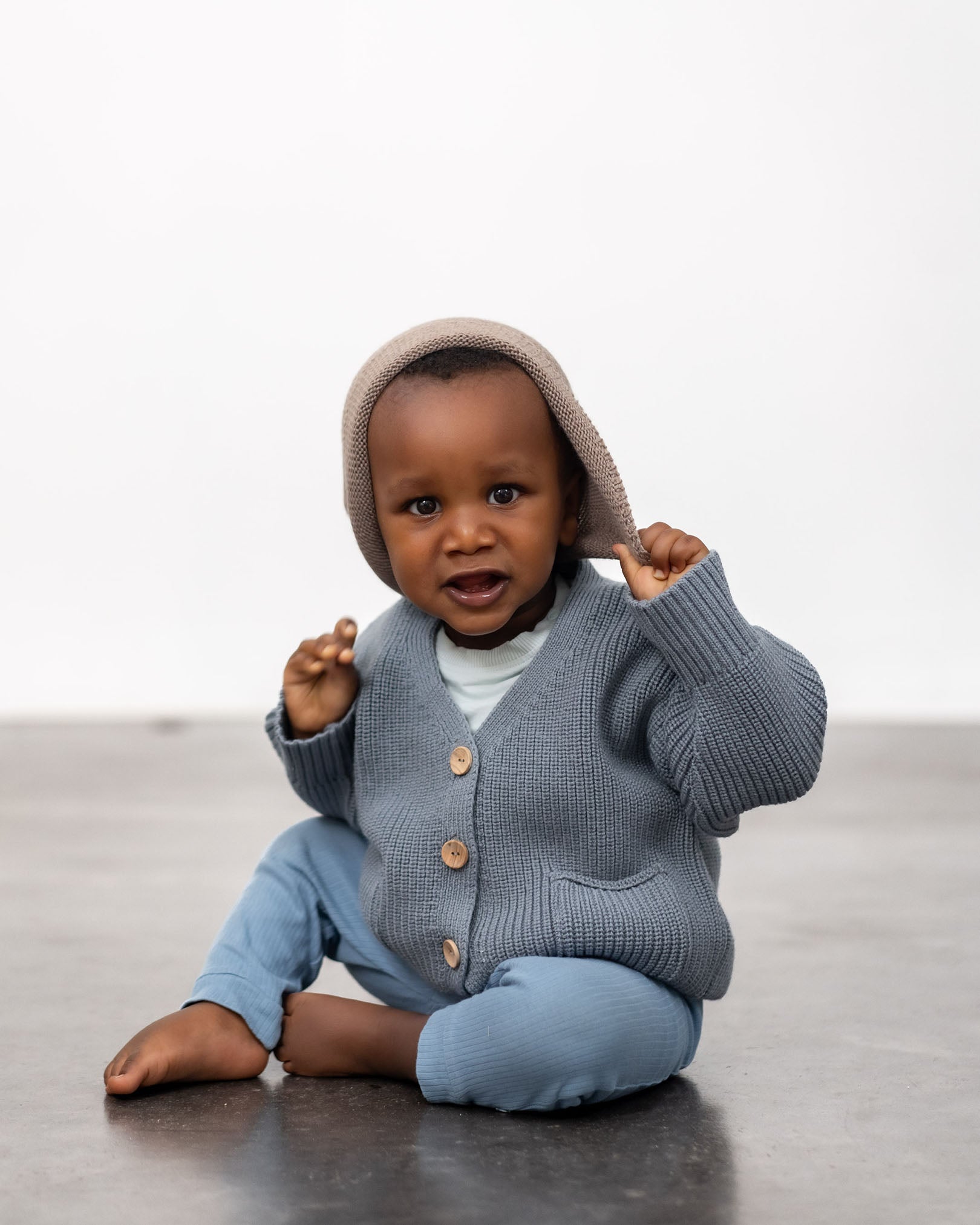 Chunky knit cardigan