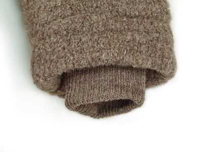 Hooded boiled wool coat | Kids
