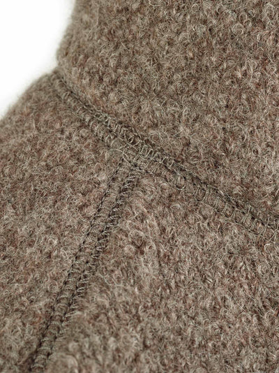 Hooded boiled wool coat | Kids