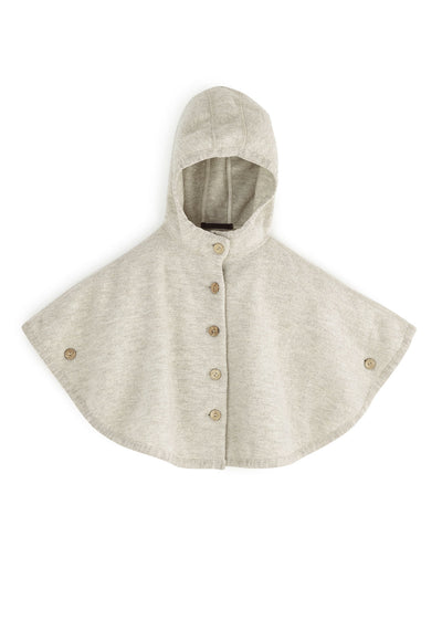 Poncho aus feinem Wollwalk | Baby & Kinder